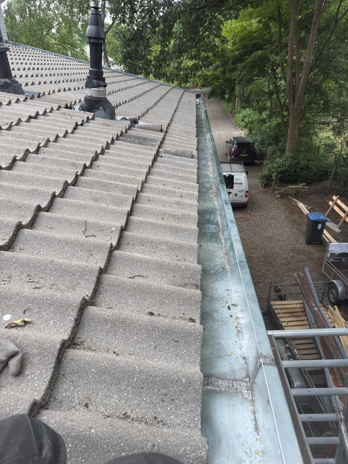 Schuin dak schoonmaken project 4